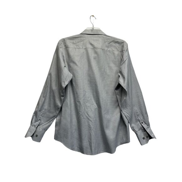 BUGATCHI Mens Classic Fit Classic Blue Point Collar Long Sleeve Shirt XL NWOT - Picture 2 of 7